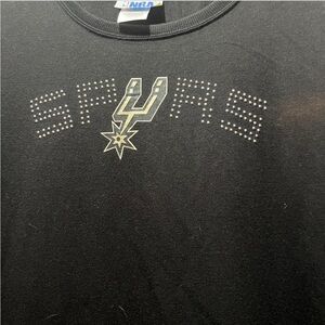 Black Spurs NBA Men's Shirt